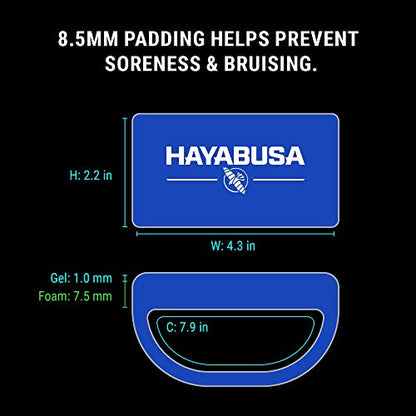 Hayabusa Boxing Knuckle Guards - color: Blue, size: Large-X-Large