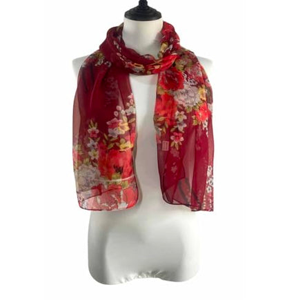 Acotavie Scarfs for Women Lightweight Fashion Scarves Print Floral Pattern Scarf Shawl Wraps - color: A04