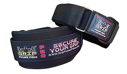 Grip Power Pads Gym Weight Lifting 6" Wide Neoprene Double Belt for Men Back Lumber Support Fitness Exercise Bodybuilding - size: 2X-Large 45" - 48.5"