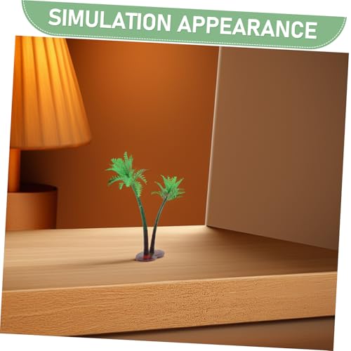 YARNOW 1Set Miniature Accessories with Artificial Trees and Floating Lily Pads for Fairy Garden and Micro Landscape Decor Fake Plants for Office Living and Aquarium Display