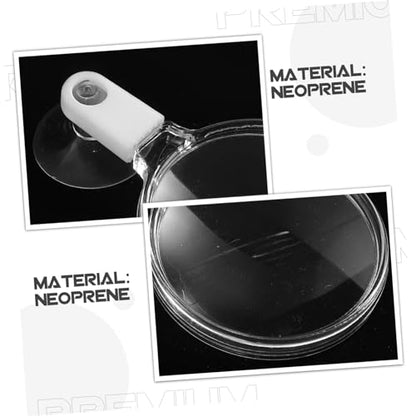 MERRYHAPY Aquarium Magnifier Coral Viewer Acrylic Magnifying Glass Suction Cup Magnifier for Fish Plant Spider