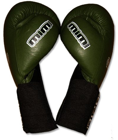 Deluxe MiM-Foam Sparring Boxing Gloves - Hook&Loop/Elastic Cuff for Muay Thai, MMA, Kickboxing, Boxing - size: 18oz