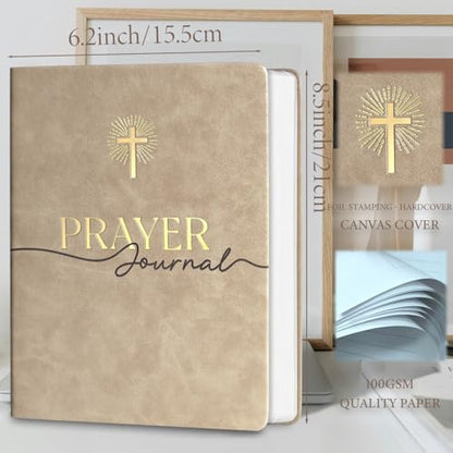 180 Days Prayer & Bible Journal for Women,Faith-Based Christian Planner & Bible Study Notebooks,Spiritual Devotional Planner - God's Book for Prayer | Perfect Religious Gift (Oat)