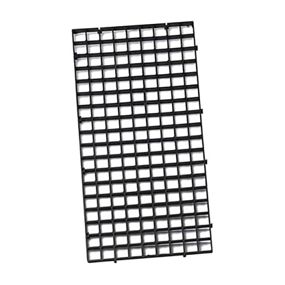 NOLITOY 6pcs Aquarium Fish Net Segregation Board Black Divider Clamps for Fish Tanks Breeding Survival Rate