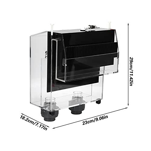 Self-Start Overflow Box - Acrylic Fish Siphon Overflow Box for Efficient Water Circulation