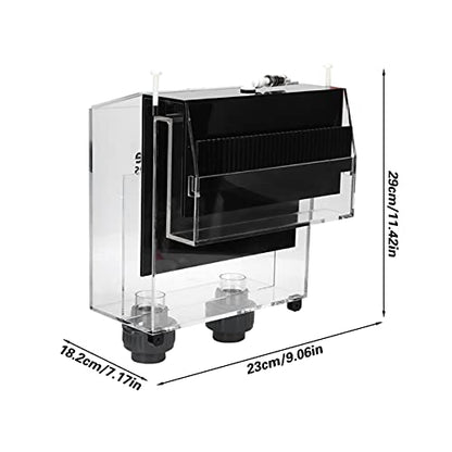 Self-Start Overflow Box - Acrylic Fish Siphon Overflow Box for Efficient Water Circulation
