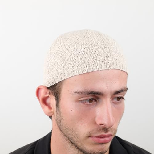 Muslim Kufi Hats for Men, Velvet Crochet Islamic Prayer Cap, Stretchable, Breathable Knit Skull Beanie,Standard Size - color: Oltu- Mix 4