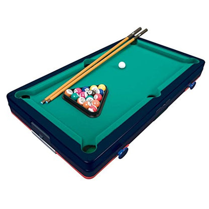 Franklin Sports Table Top Game Set - 5-in-1 Sports Center Indoor Game-Tabletop Soccer, Basketball, Hockey, Bowling+Pool