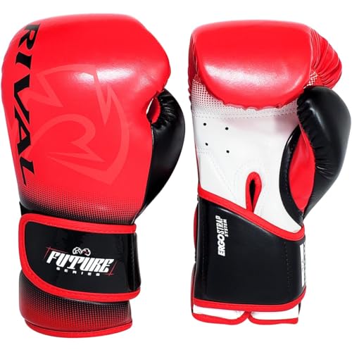 RIVAL Boxing RB-FTR1 Future Bag Gloves, Hook and Loop Closure - Designed for Youth, Accommodates Smaller Hands