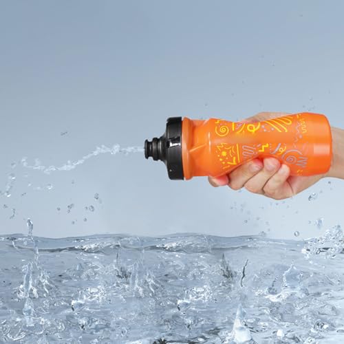 Squeeze Cycling Sports Water Bottle for Biking and Outdoor Activity, Cycling Squeeze Bicycles Bicycles - color: Black