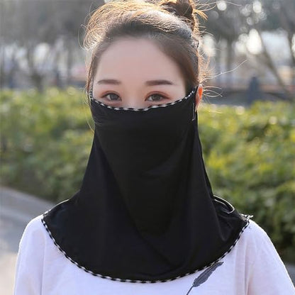 Mountaineering Ice Silk Scarf Headband Hiking Cycling for Sun for Protection Neckerchief Cover Breathable S Men Ice Silk