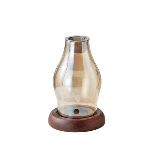 Delicate Glass Tealight Candle Holder Frankincense Resin Incense Burner, Incense Censer, Bakhoor Burner, Charcoal Incense Burner Diffuser Furnace Home Decoration - color: Color 1