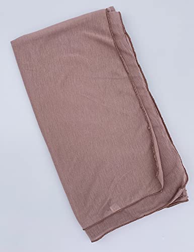 Jersey Hijab Scarfs for Women Head Scarf Muslim Head Wraps - color: Pale Pink