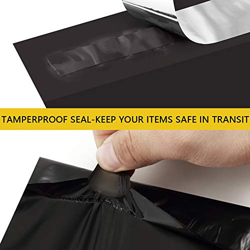 UCGOU Poly Mailers 19x24 Inch Black 50 Pack Extra Large Shipping Bags Strong Thick Mailing Envelopes Self Seal Adhesive Waterproof and Tear Proof Boutique Postal for Clothing Quilt and More | Waterproof Tear Proof Self Seal Mailing Bags for Small Business