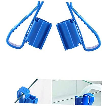 2pcs Aquarium Filtration Hose Holder Water Clip for Fixing Tropical Fish Tanks Compact and Convenient Soft Tube Clamp for Cleaning and Water Changes
