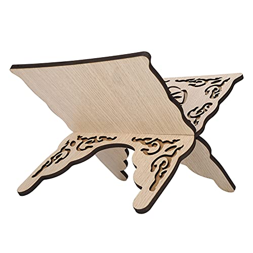 Quran Folding Stand, Quran Holders Muslim Prayer Book Quran Stand Muslim Stand for Practical Home Decoration