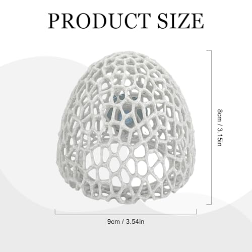 Shrimp Cave with Suction Cup | Stable Resting Hiding Place for Cherry & Dwarf Shrimp, Guppy, Small Fish(white) - color: White