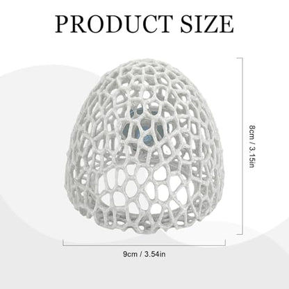 Shrimp Cave with Suction Cup | Stable Resting Hiding Place for Cherry & Dwarf Shrimp, Guppy, Small Fish(white) - color: White