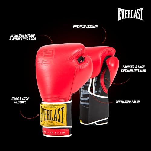 Everlast Everlast Classic Training Glove - color: Red, size: 16 Ounce