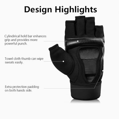 Taekwondo Sparring Gear Set with Shoes and Gloves, Karate Hand and Foot Protectors for Boxing and Kickboxing, Wrist Wraps and Ankle Support Gear for Men, Women, and Kids Training - size: Large