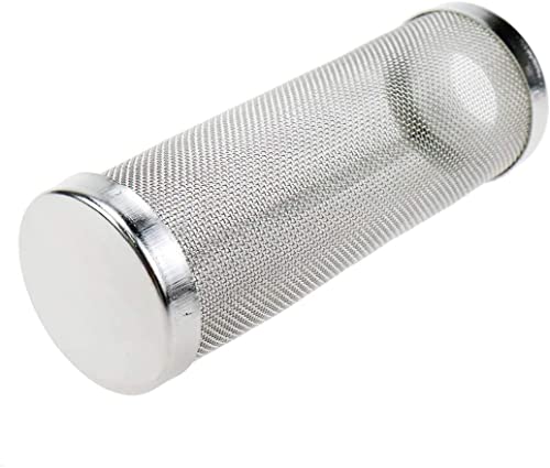 Xiaoyztan 16mm Stainless Aquarium Filter Intake Cover for Shrimp | Stainless steel intake cover protects shrimp and fry from filter suction