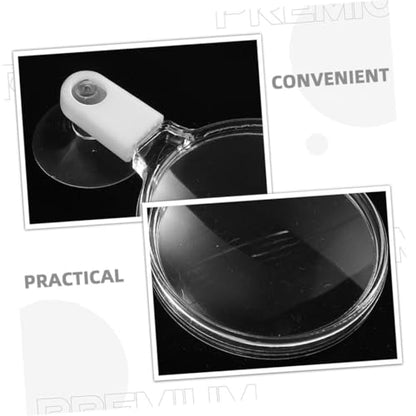 Ipetboom 4pcs Acrylic Fish Tank Viewer Lens Cup High Definition Magnifier for Animals Plants and -Landscapes
