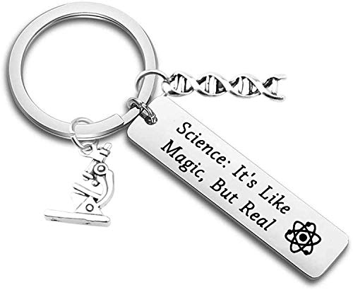 TGBJE Science Gift It’s Like Magic,But Real keychain Science Teacher Gift Biologist Graduation Gift…