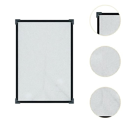 Aquarium Screen Top Cover Protective Net Anti Jumping Tear Resistant DIY Kit Fish Guard Easy to Use Mesh Lid - size: 100cmx40cm