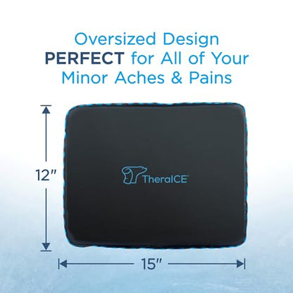 TheraICE PROpack Cold Therapy Reusable Cold Gel Ice Pack - Extra Large 12x15 - Great for Muscular Back Pain, Shoulder, Hip Knee - Oversized Multipurpose Cold Icepack for Minor Aches & Pains - size: Extra Large (Pack of 1)