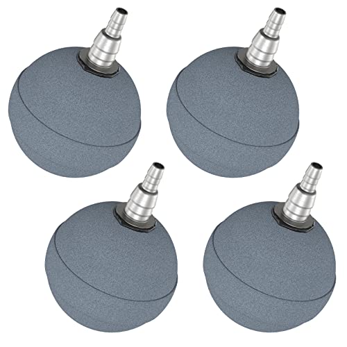 Pawfly Aquarium Air Stone Ball 2 Inch, Airstones for Aquarium Fish Tank Bucket Hydroponics Pond and DWC Reservoir, 4 Pack - size: 4 Pack
