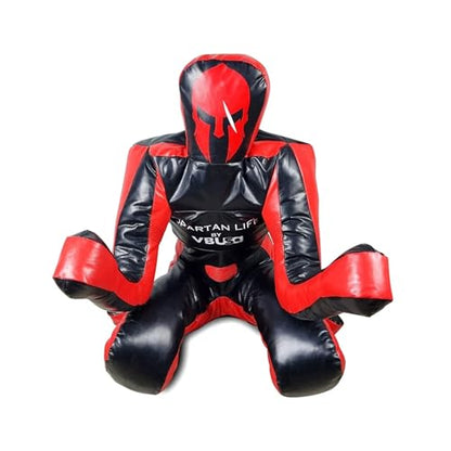 Professional MMA Grappling Dummy - Heavy Duty Unfilled BJJ Training Mannequin for Wrestling, Judo & Jiu Jitsu - Durable Vinyl Sitting