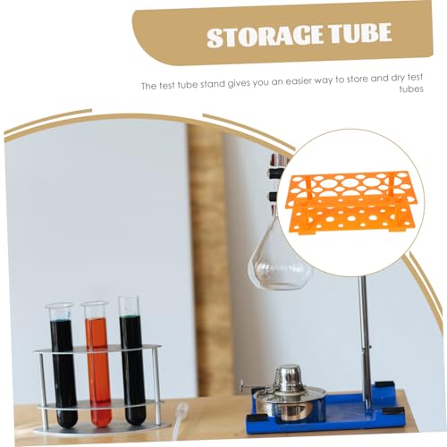 Lab Tube Rack 26 Holes for 30mm and 16.3mm Test Tubes Storage Organizer for 50ml / 10ml / 15ml