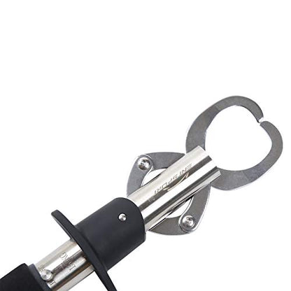 Fish Lip Gripper Fish Scales Professional Fish Holder Stainless Steel Fish Lip Grabber 40 Pound Fish Lip Grip Tool with Weight Scale