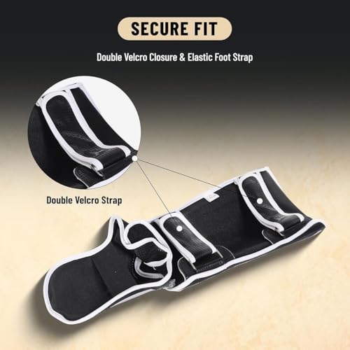 Endless Martial Arts Shin Guards | Material: ‎Faux Leather | Adjustable Thai Leg Guards with Instep Protection for Kickboxing/MMA Training and Sparring - size: Large