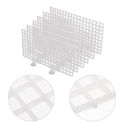 Toddmomy 1 Set Aquarium Divider Isolation Board Fish Tank Divider for Breeding Separation Suction Cup Compatible Easy Installation