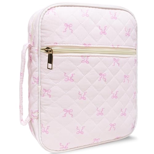 Bible Cover for Women (Little Pink Bow, Large) - color: B1 Little Pink Bow