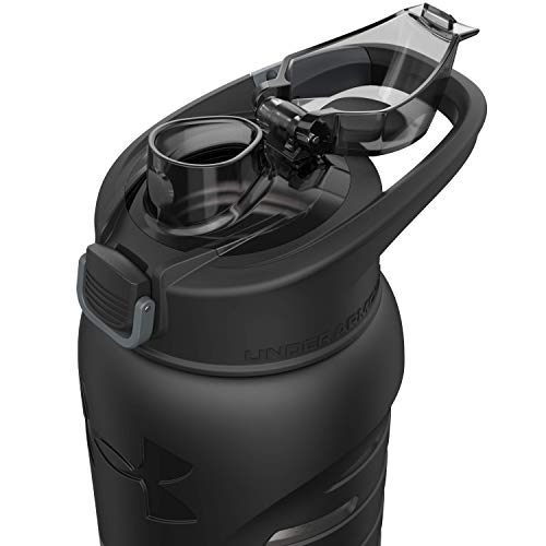 Under Armour 24Oz Stainless Steel Water Bottle, Insulated, Carabiner Easy Carry Hook, Leak Proof, Kids & Adults, All Sports, Gym - color: Academy