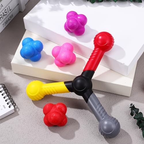 Kisangel Hand Eye Coordination Training Set Hand and Eye Coordination Training Equipment for Basketball Football Speed Agility Tool Portable Sports Trainer 7.87 X 7.87 X 1.57 in