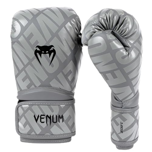 Venum Contender 1.5 Boxing Gloves - color: Grey/Black, size: 16-Ounce