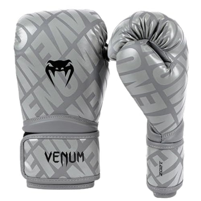 Venum Contender 1.5 Boxing Gloves - color: Grey/Black, size: 16-Ounce