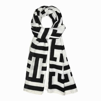 FINIZO Women's Fashion Scarves, Lightweight Cotton Blend Neck Scarves - color: 44