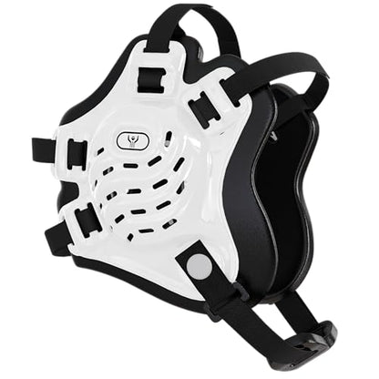 GCA Nelson Adult Wrestling Headgear Pro Adjustable Ear Guard D1 | BJJ MMA Universal Fit - color: White/Black/Black