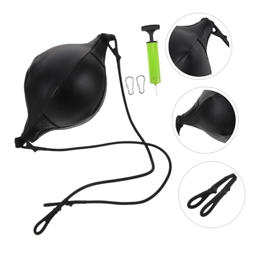 Balacoo 1 Set Boxing Reaction Pu Punching Ball Double End Hanging Speed Training Bag for Boxing Martial Arts Reflexes Coordination