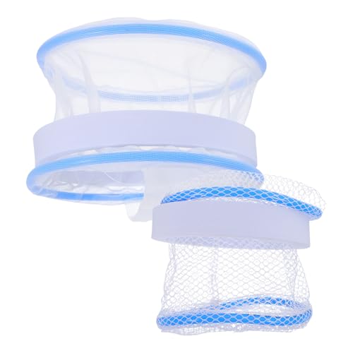 Levemolo 2pcs Aquarium Floating Breeding Box Mesh Hatchery Tank Dividers Nylon Isolation Case for Guppy Fry Betta Shrimp Nursery in Fish Tank Spawning Incubator