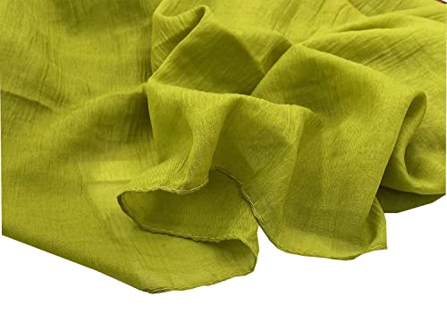 woogwin Women's Scarf Lady Light Soft Fashion Solid Shawl Wraps - color: Armygreen
