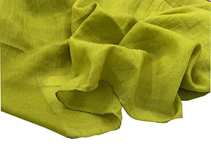 woogwin Women's Scarf Lady Light Soft Fashion Solid Shawl Wraps - color: Armygreen