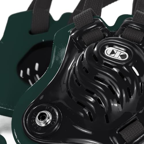 Cliff Keen Tornado Wrestling Headgear - color: Black / Dark Green / Black, size: One Size
