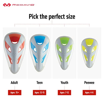 McDavid Protective Cup for Support and Comfort, Athletic Cup for Hockey Baseball Softball Wrestling Football . Flexcup Supperior Cups for Groin Protection - size: Adult (Pack of 3)