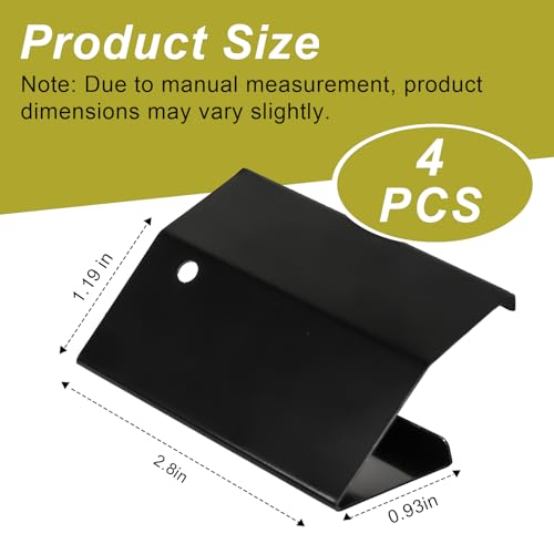 4 Pack Reptile Terrarium Covers Heavy Duty Screen Clips, Large 30 Gallon or Larger Reptile Aquarium Tank Lid Clips, Reptile Enclosure Lock, Provide Strong Extra Security