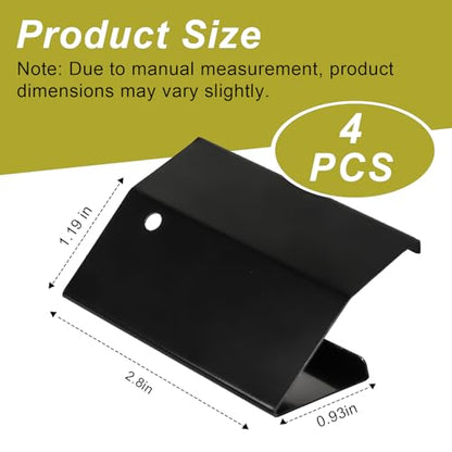 4 Pack Reptile Terrarium Covers Heavy Duty Screen Clips, Large 30 Gallon or Larger Reptile Aquarium Tank Lid Clips, Reptile Enclosure Lock, Provide Strong Extra Security
